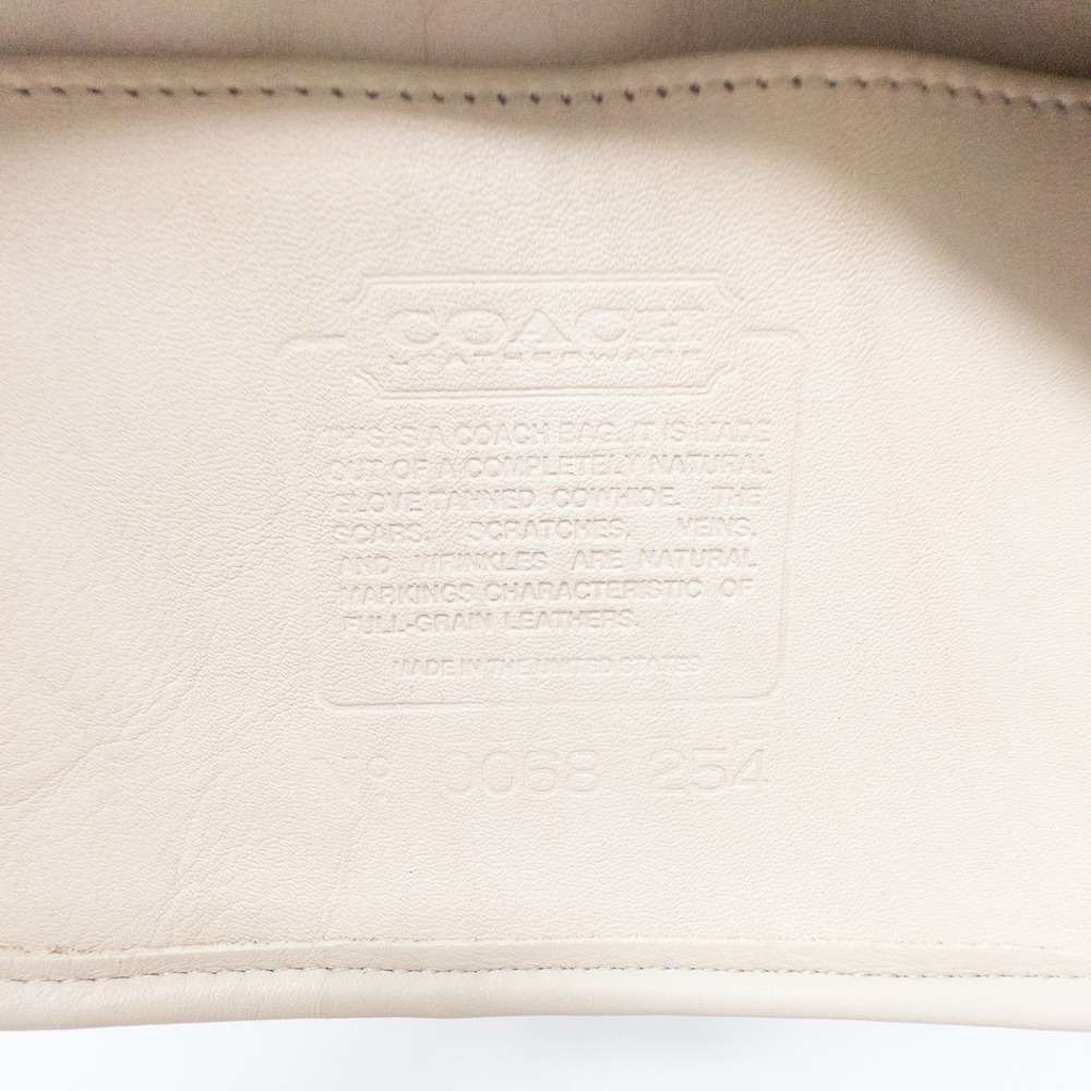 Vintage‎ Coach Bone Leather Swinger Bag 4080 Crossbody Shoulder Bag 90s Archival - Picture 10 of 12